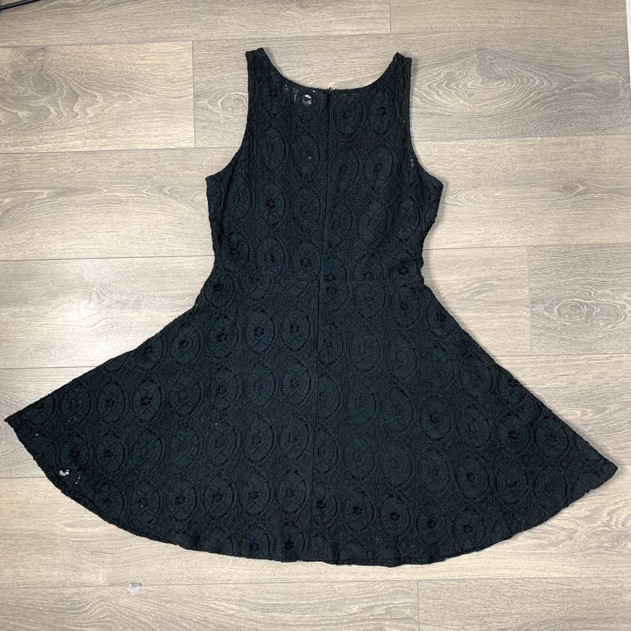 BB Dakota Renley Black Lace Fit Flare Mini Dress. Depop