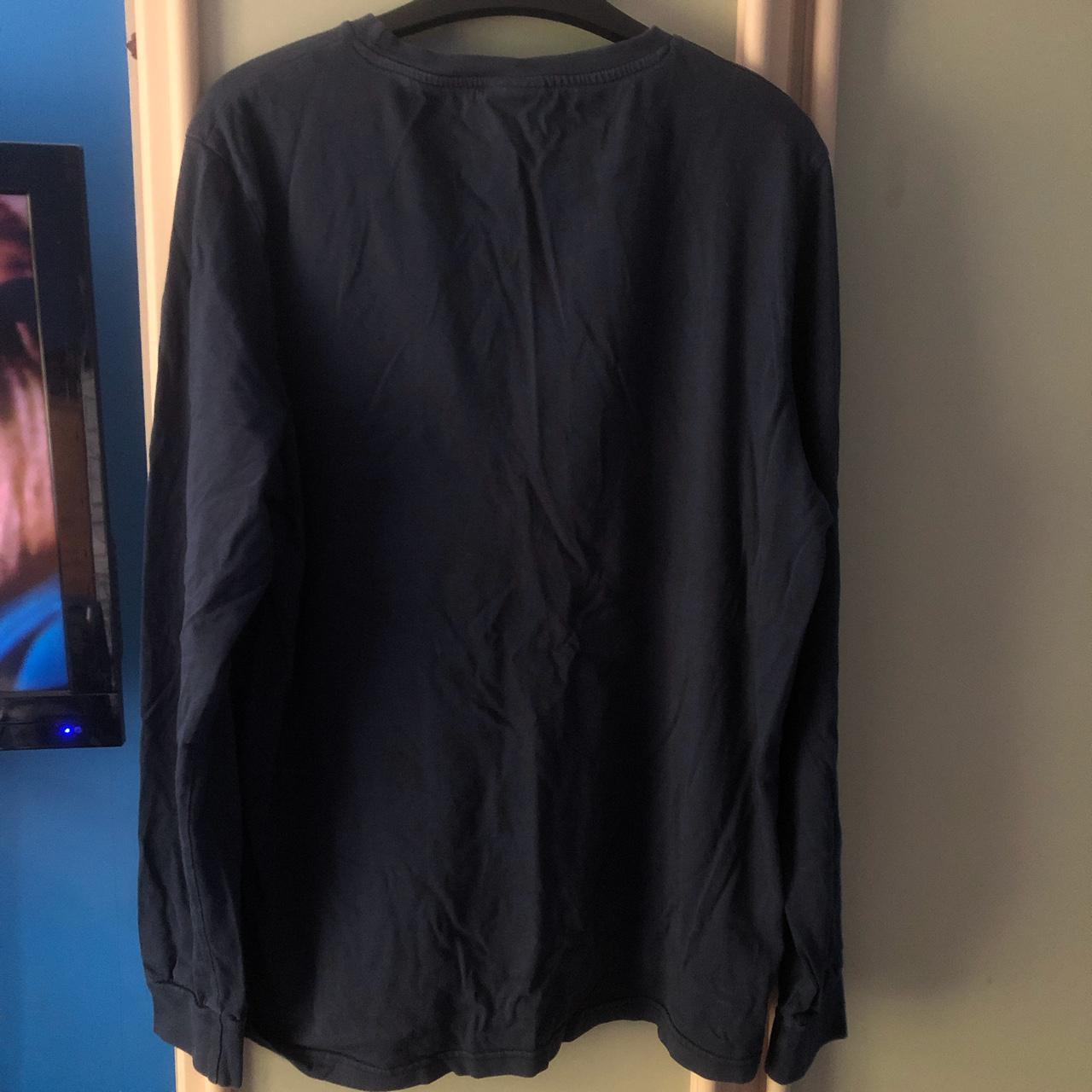 Dark Blue Ellesse Long Sleeve T-shirt, Condition 9/10 - Depop