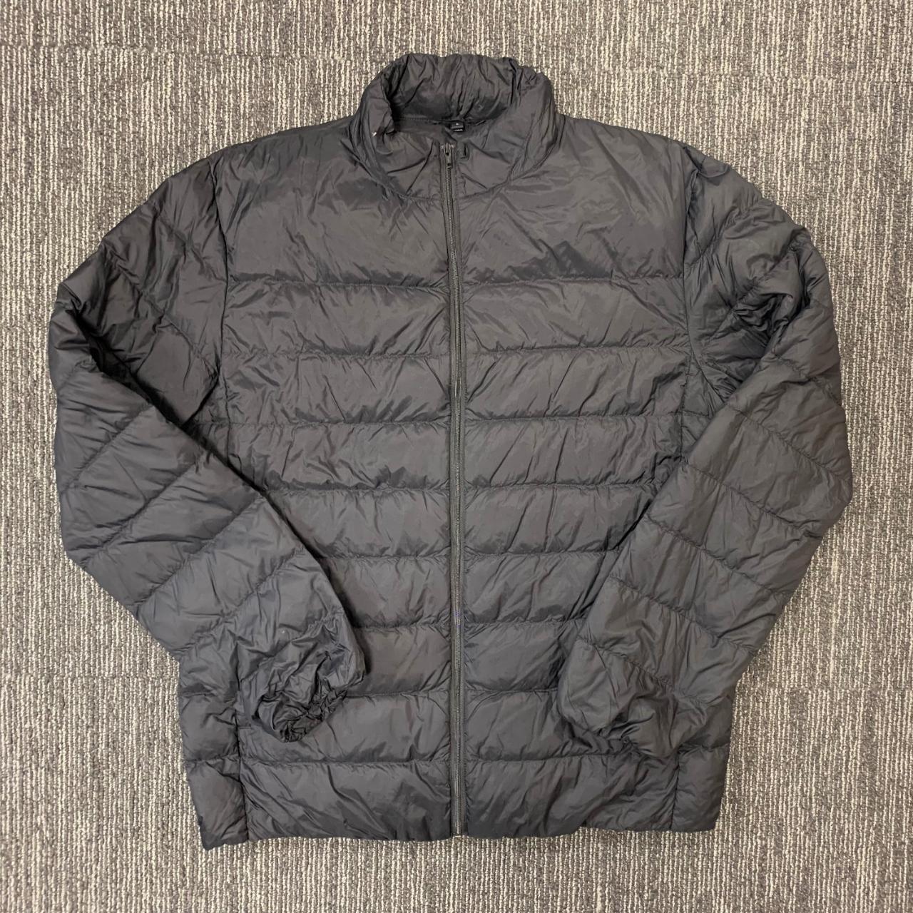 Muji Puffer jacket. Black. Large. Great jacket in... - Depop