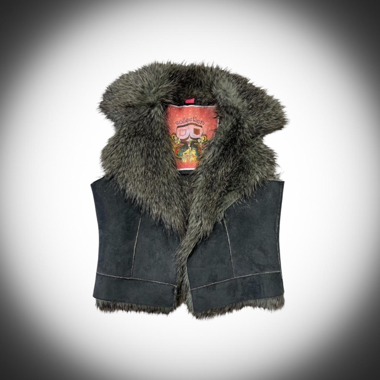 Product Image 1 - Y2K Cropped Suede Faux Fur