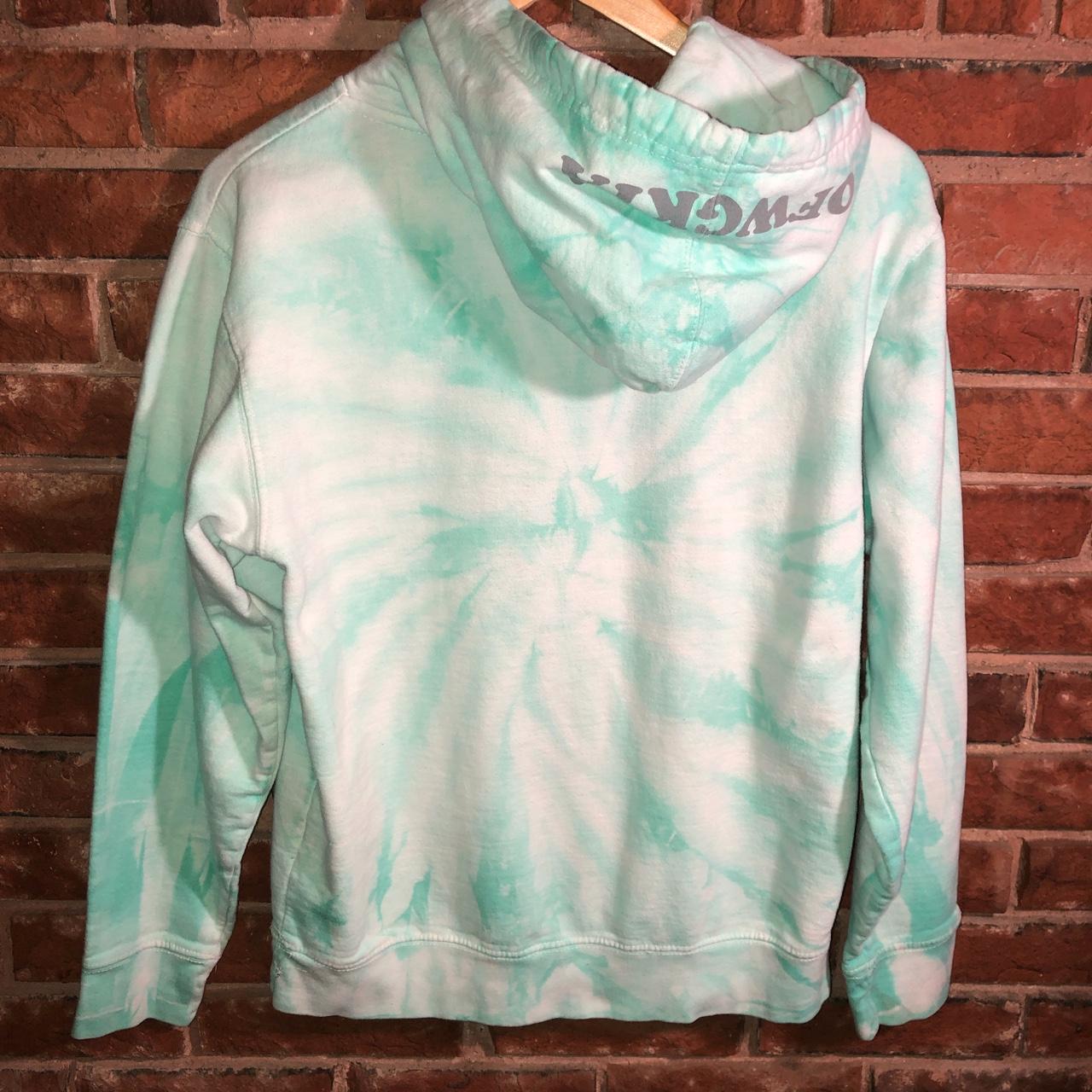 Odd future aqua 2024 tie dye hoodie