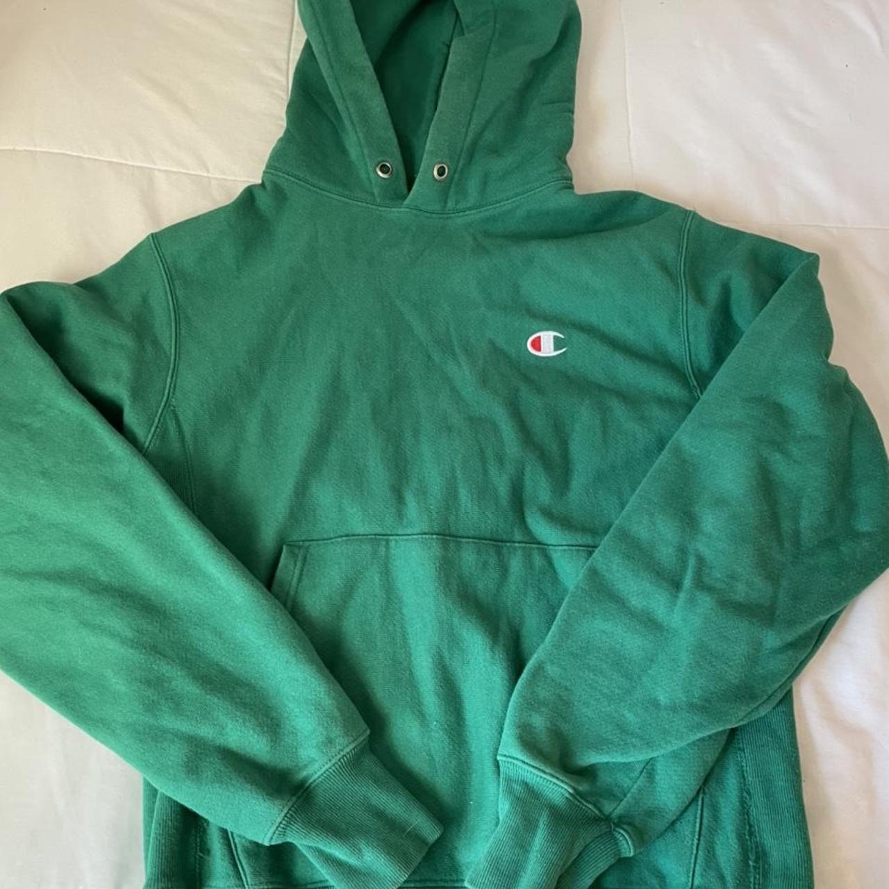 Champion reverse weave hoodie kelly green hot sale