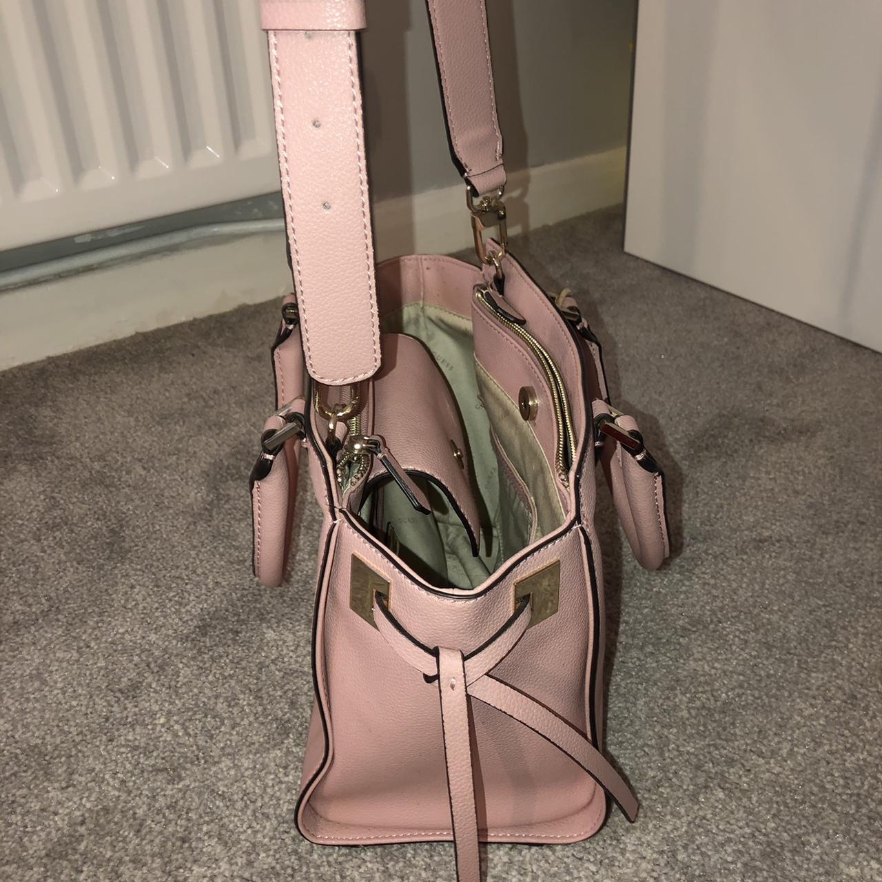 Genuine Pink Guess bag , paid £190 for this - Depop