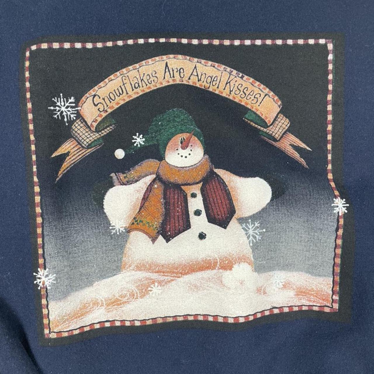 Product Image 2 - vintage snowman snowflake crewneck sweatshirt