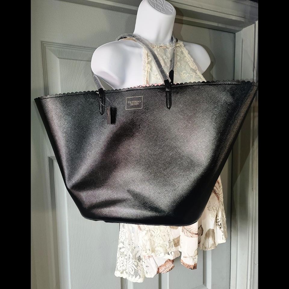 Victoria's Secret Bombshell Tote Bag Large Black - Depop
