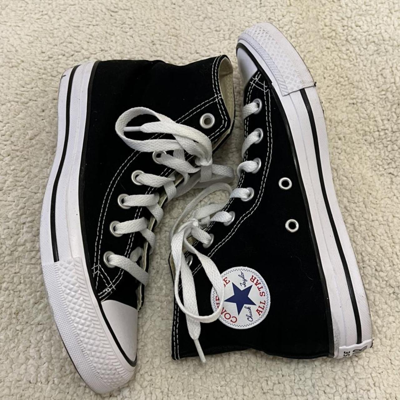 Converse hi-tops. Worn once for 6 hours until I felt... - Depop