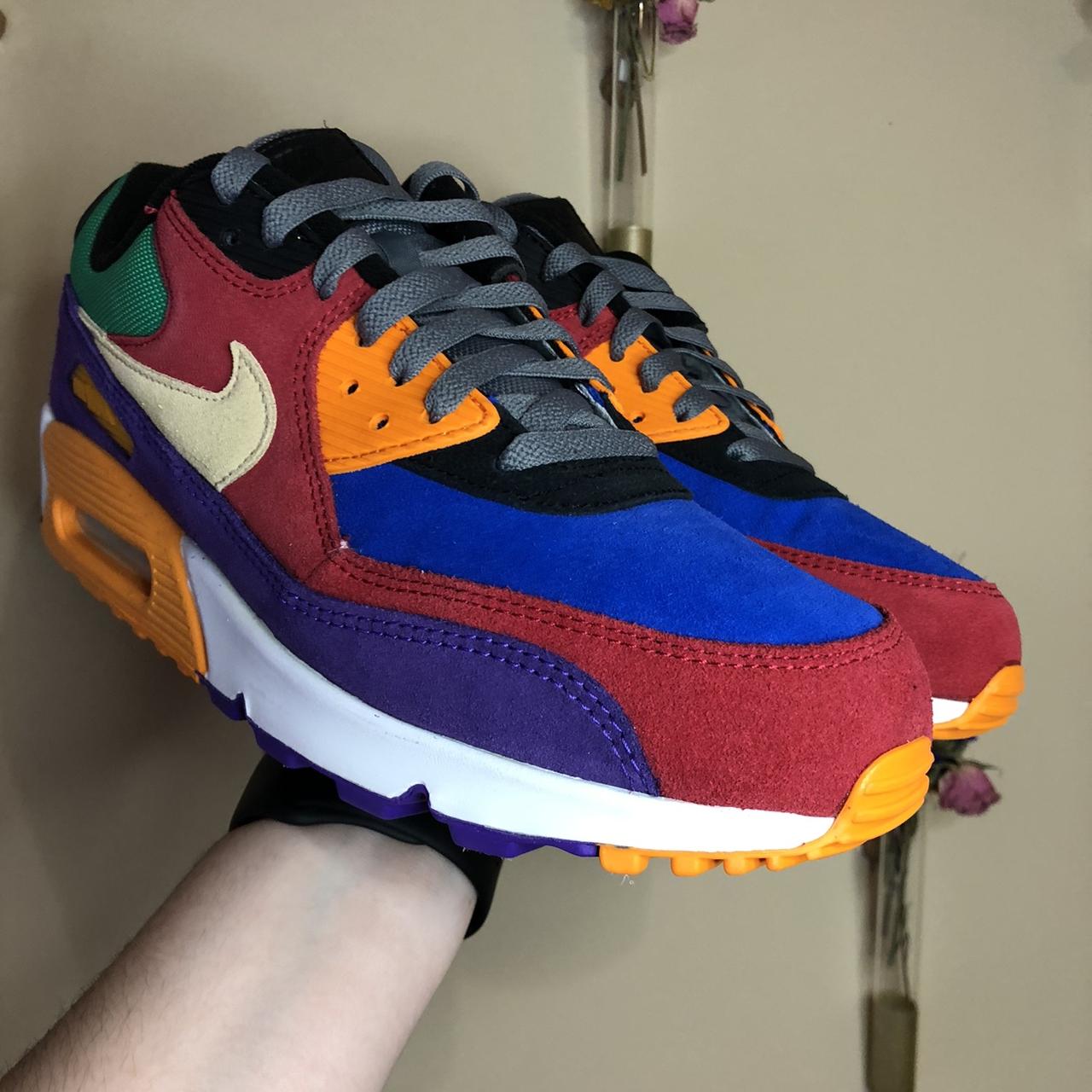 Nike Custom Air Max 90 Paint Splatter Brand New - Depop