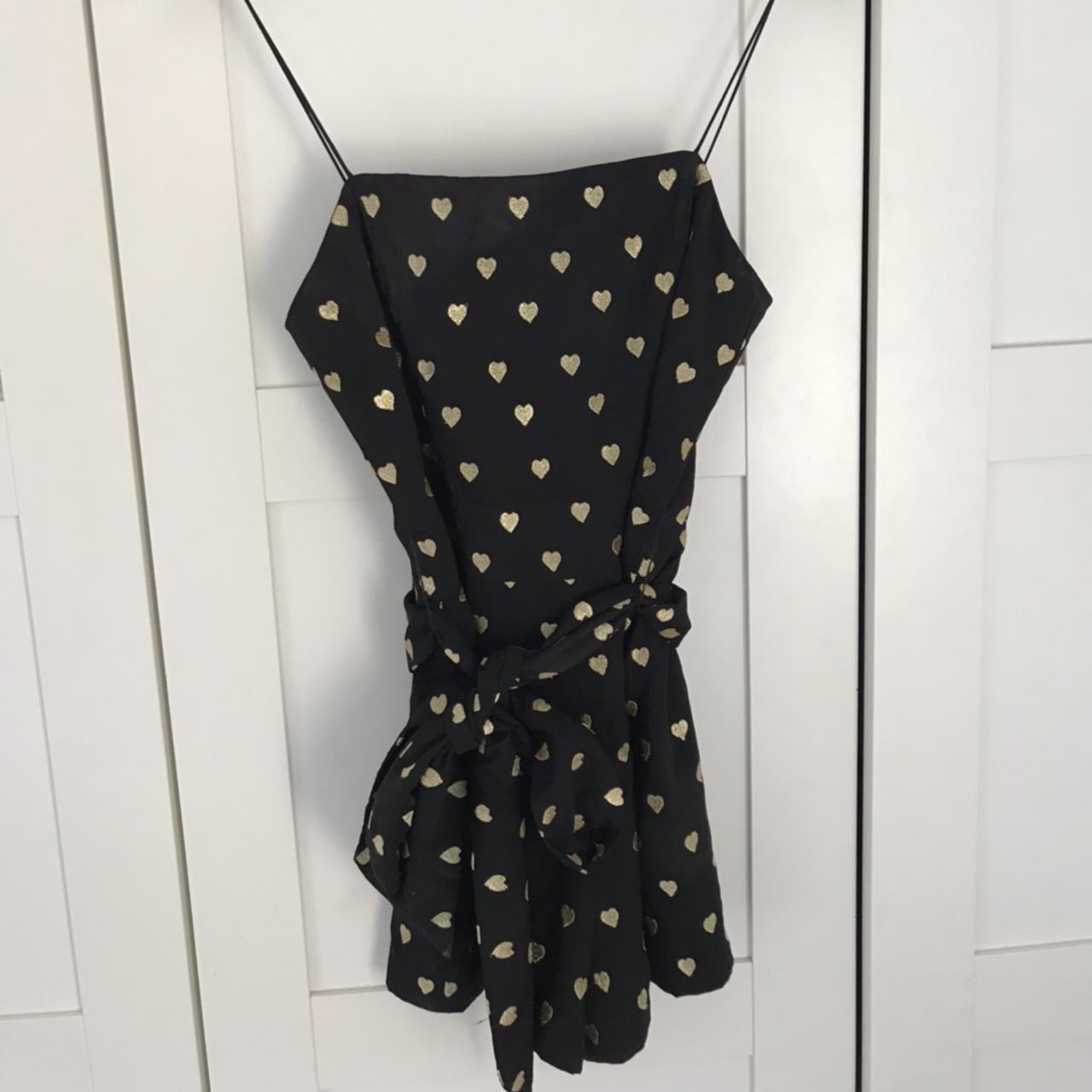 Topshop heart sale print dress