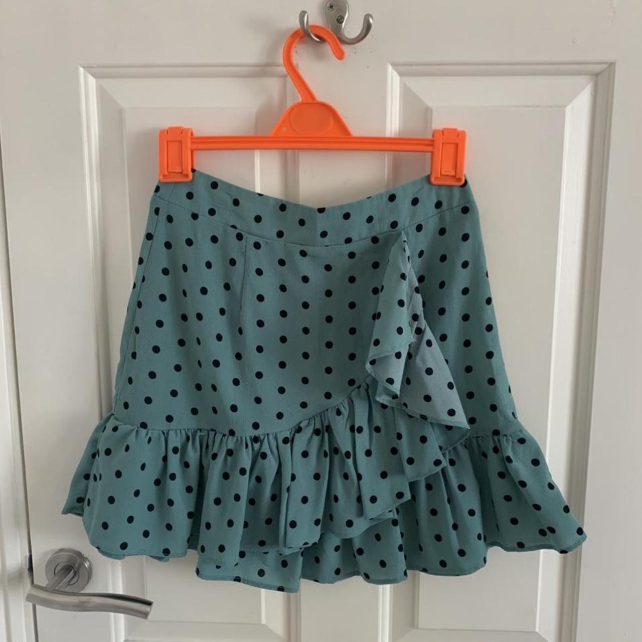 In the Style X Saffron Barker Blue Skirt with Black... Depop