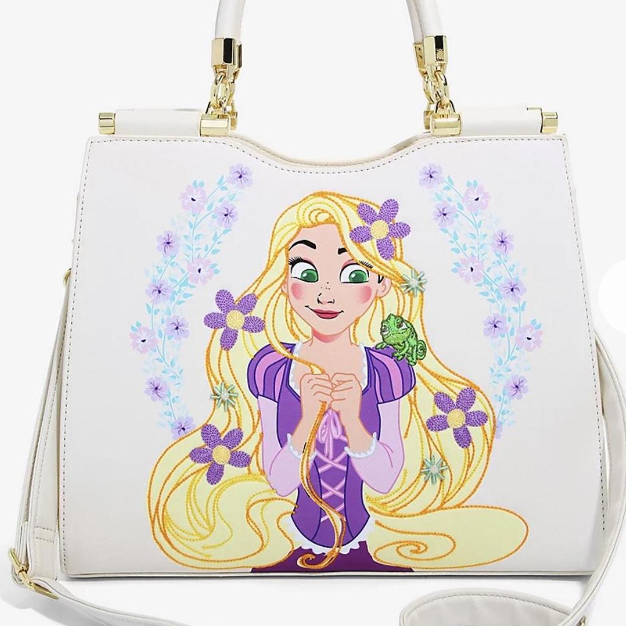 BoxLunch Exclusive Loungefly Disney Tangled Floral - Depop