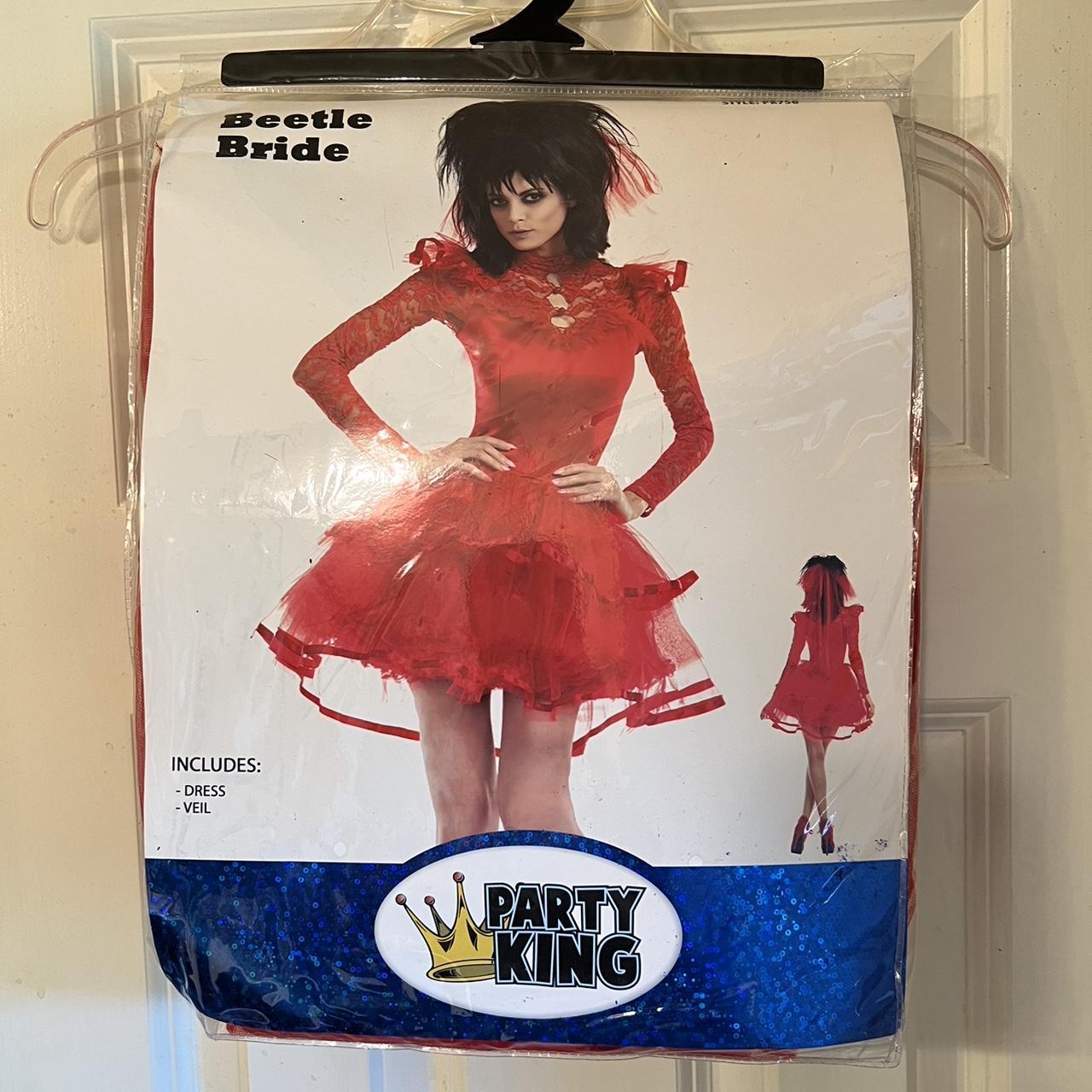 Women's Red Fancydress Depop