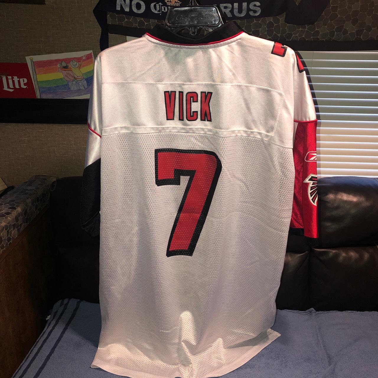 \ud83e\udd0d michael vick atlanta falcons reebok jersey #7 \ud83e\udd0d... - Depop