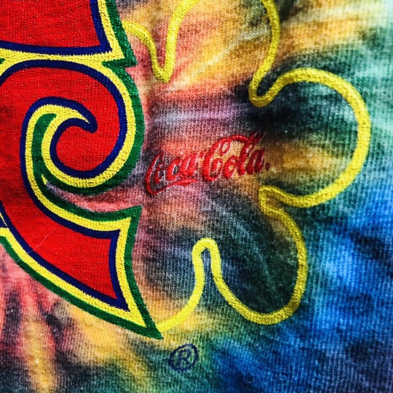 coca cola tie dye shirt