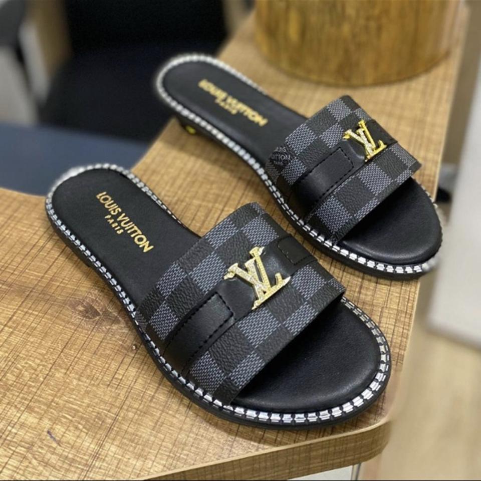 LV sliders 🔲/ these are really 🔥/ RRP: £380 🙄/ our - Depop