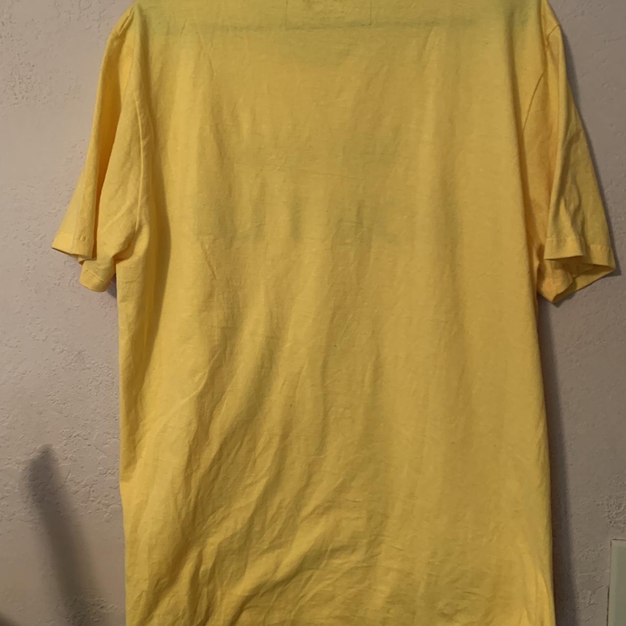 Zara Men's Yellow Tshirt Depop