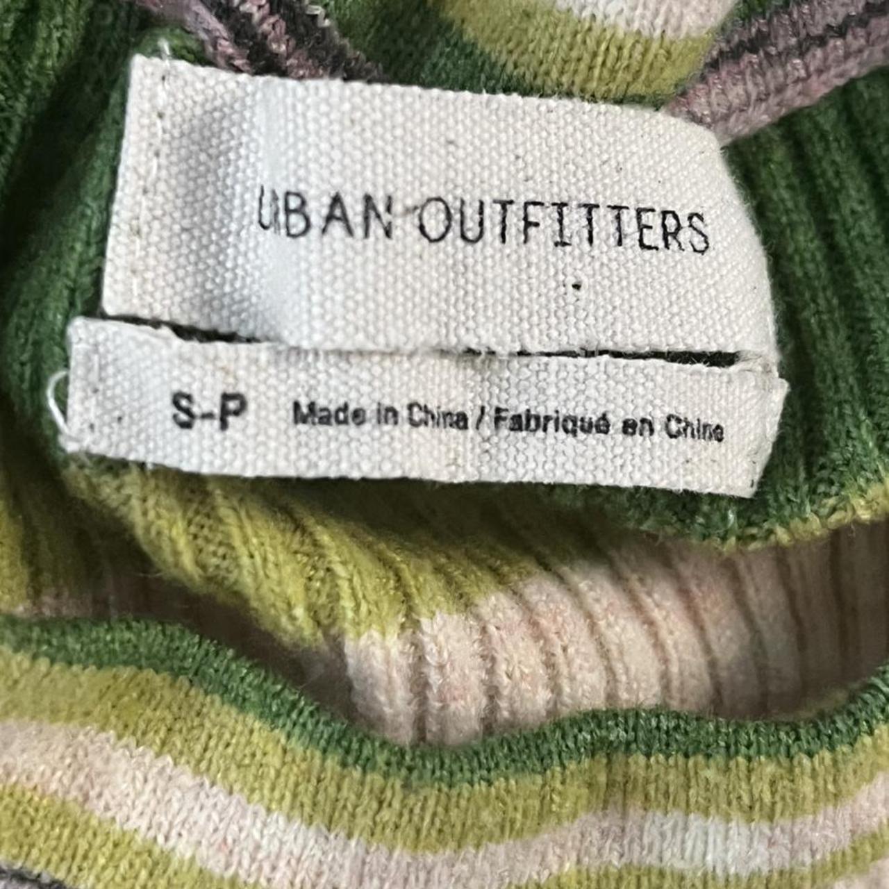 Urban Outfitters Y2K Streetwear Knit Stripe Crop... - Depop