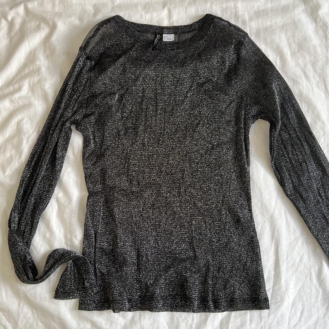 H&M Women's Black Top | Depop