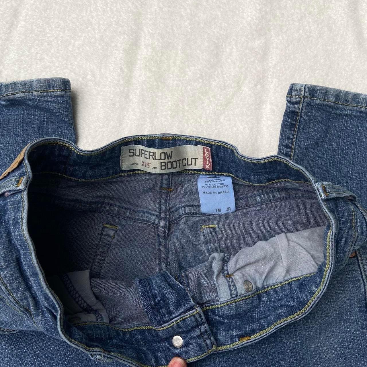 Levi’s Superlow Bootcut Jeans A Pair Of Medium Wash... - Depop