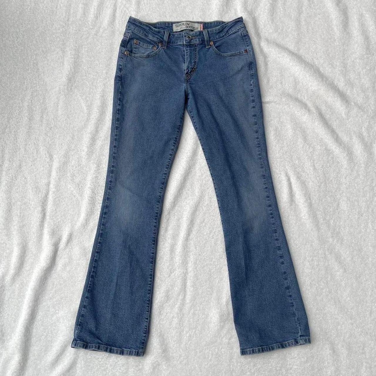 Levi’s Superlow Bootcut Jeans A pair of medium wash... - Depop
