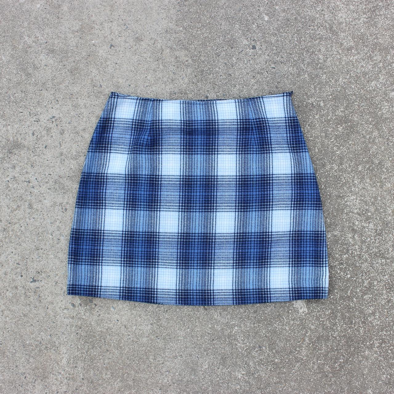THE LIMITED Women's Blue and White Skirt