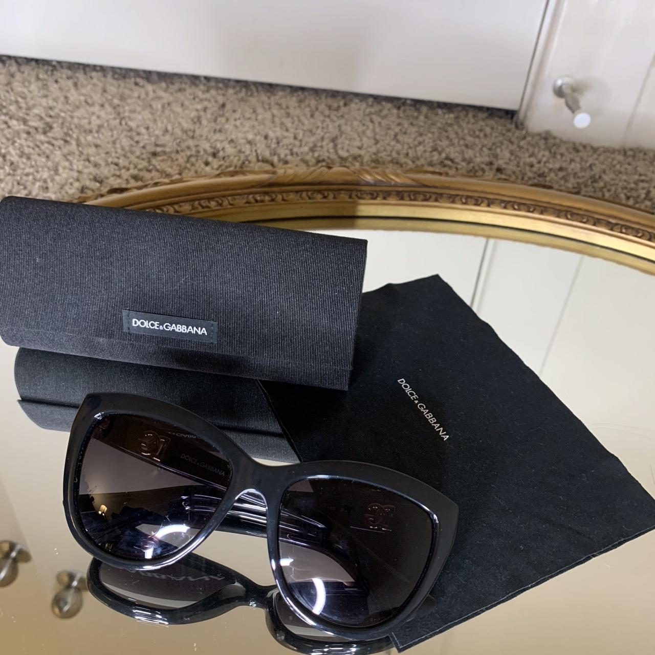 Black Dolce And Gabbana Sunglasses Comes With A - Depop