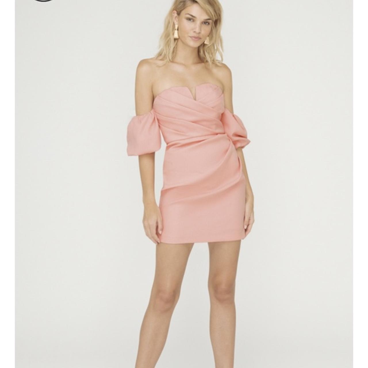 sheike peach dress