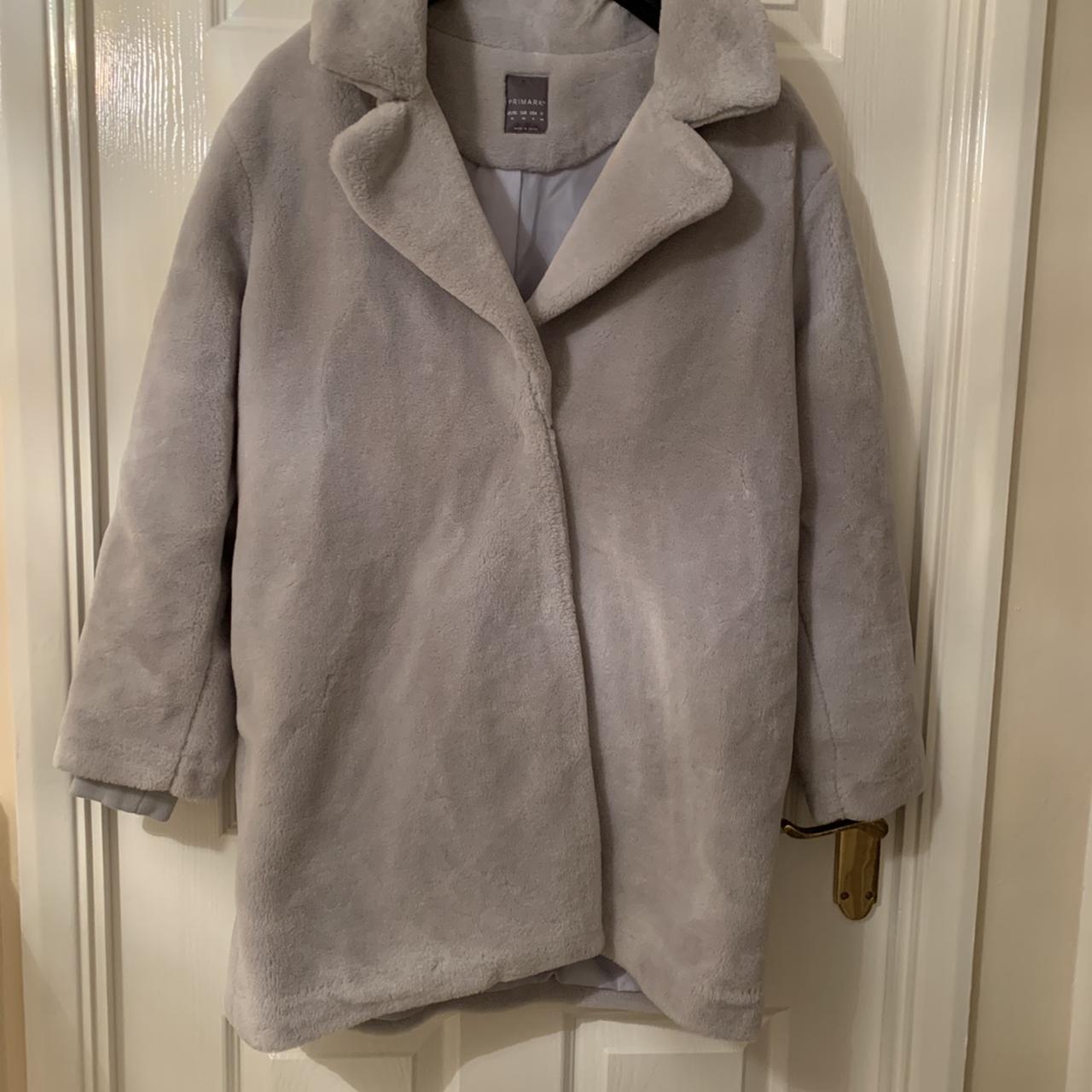 Grey teddy bear hot sale coat uk