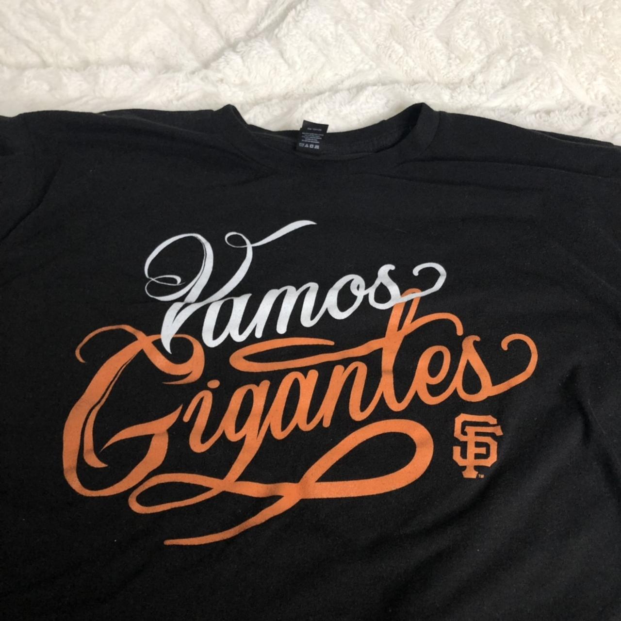 Youth San Francisco Giants Black Gigantes T-Shirt