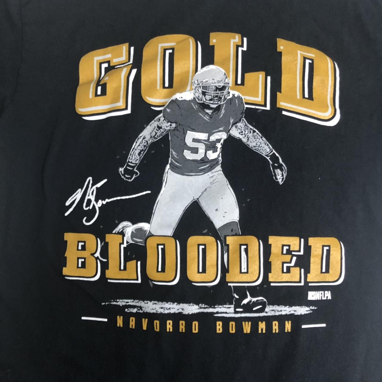 gold blooded, 49ers, sanfranscisco, t-shirt, nfl, football