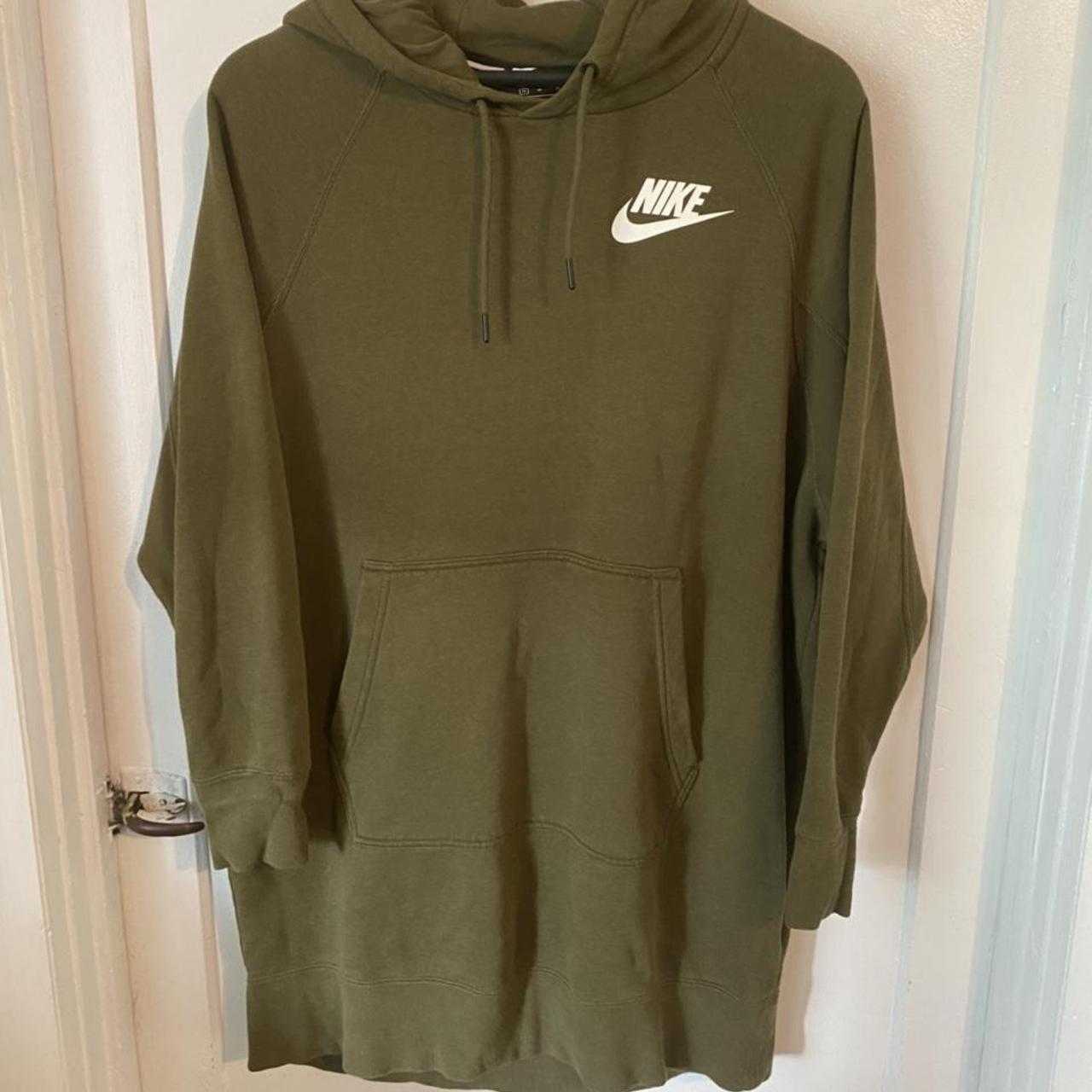 olive green nike dress