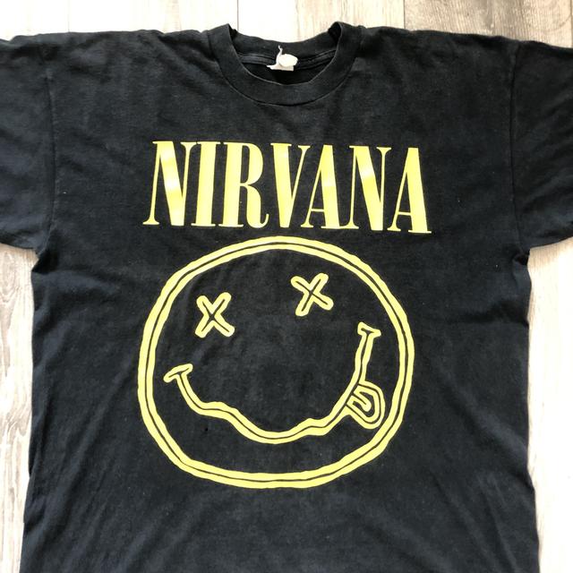 Rare Nirvana T-Shirt Reading festival 1992 Crazy... - Depop