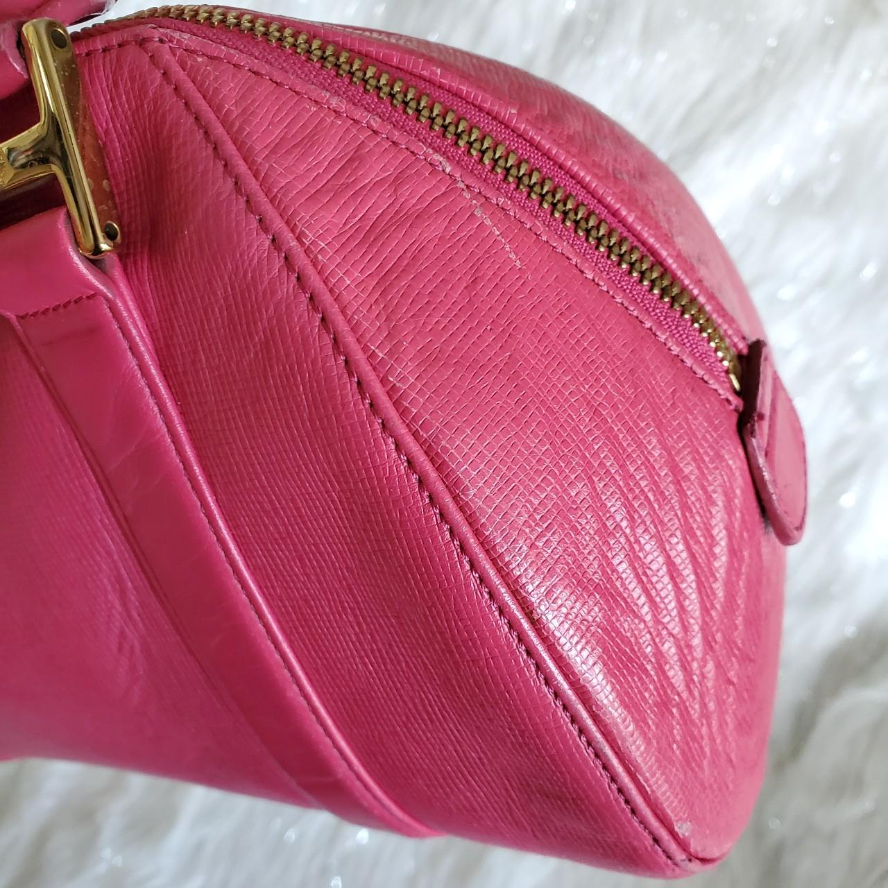 Brand new pink MCM Patricia Satchel in Visetos. - Depop