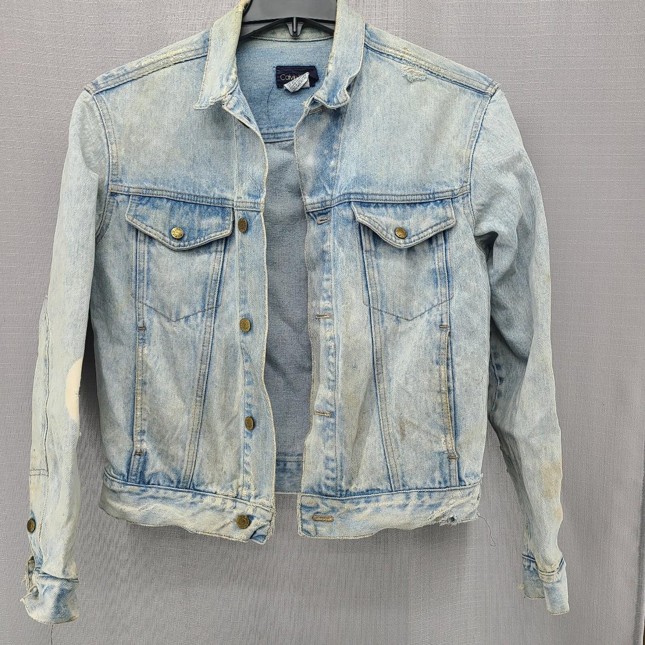 Calvin Klein Men's White Jacket Depop