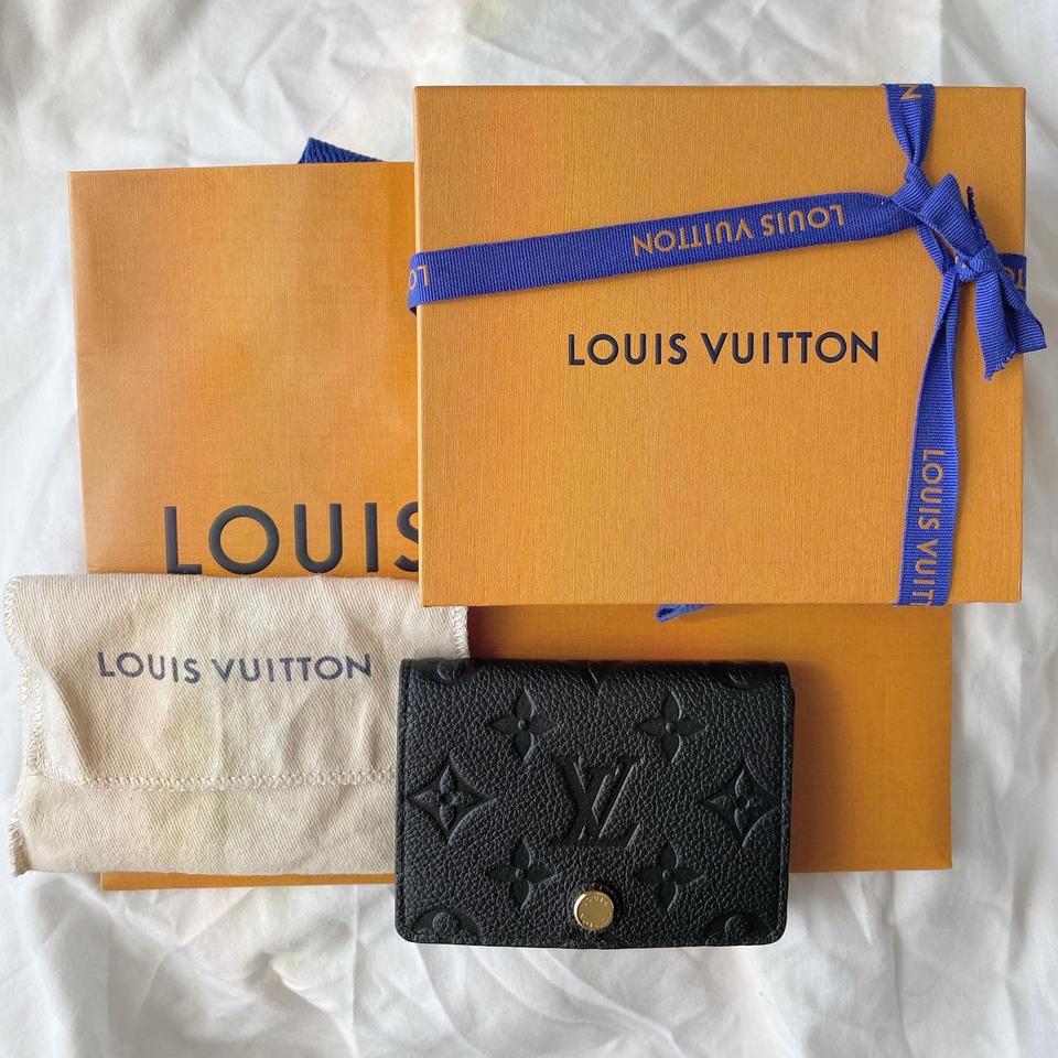 Brand new Louis Vuitton black alligator card holder. - Depop