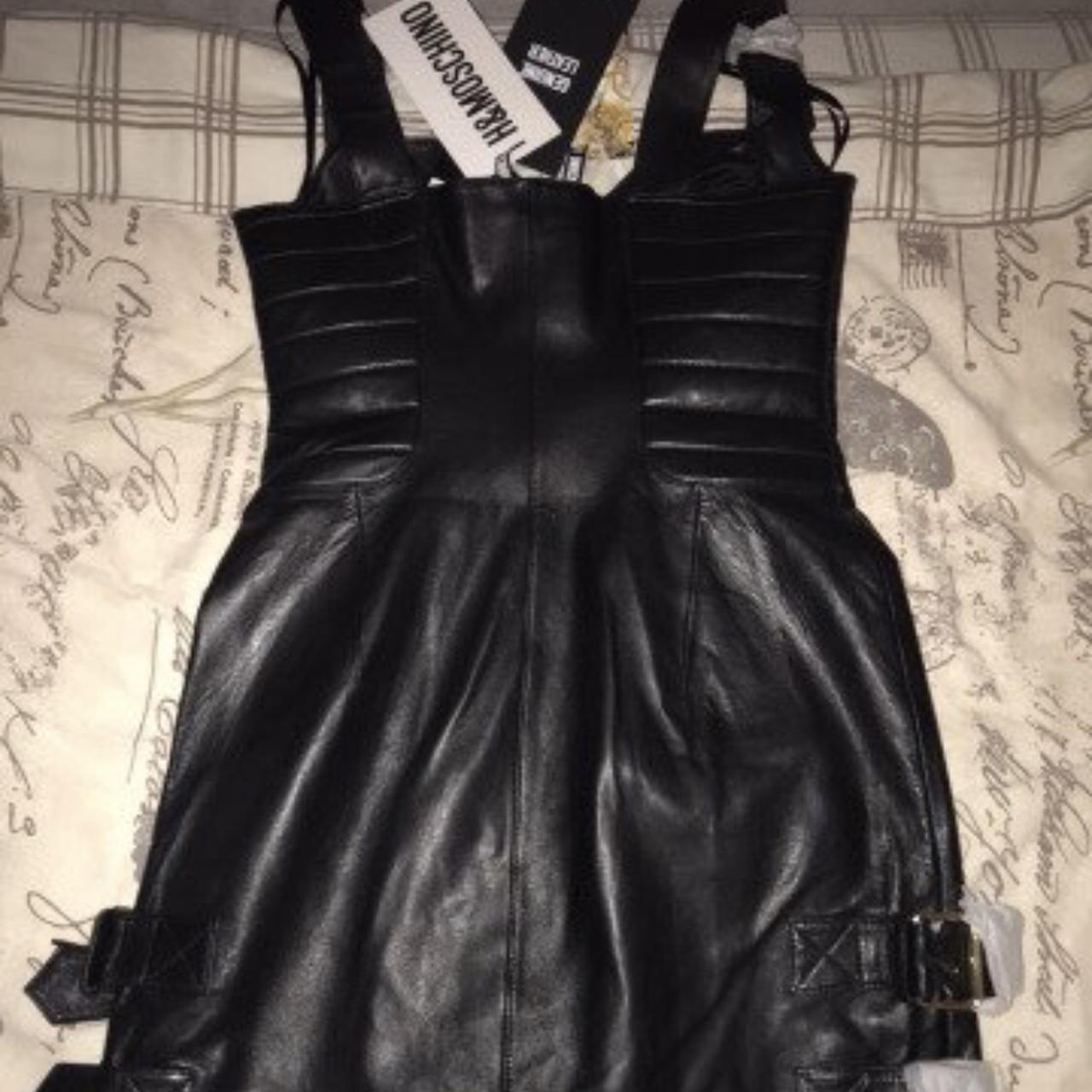 H&m moschino cheap leather dress