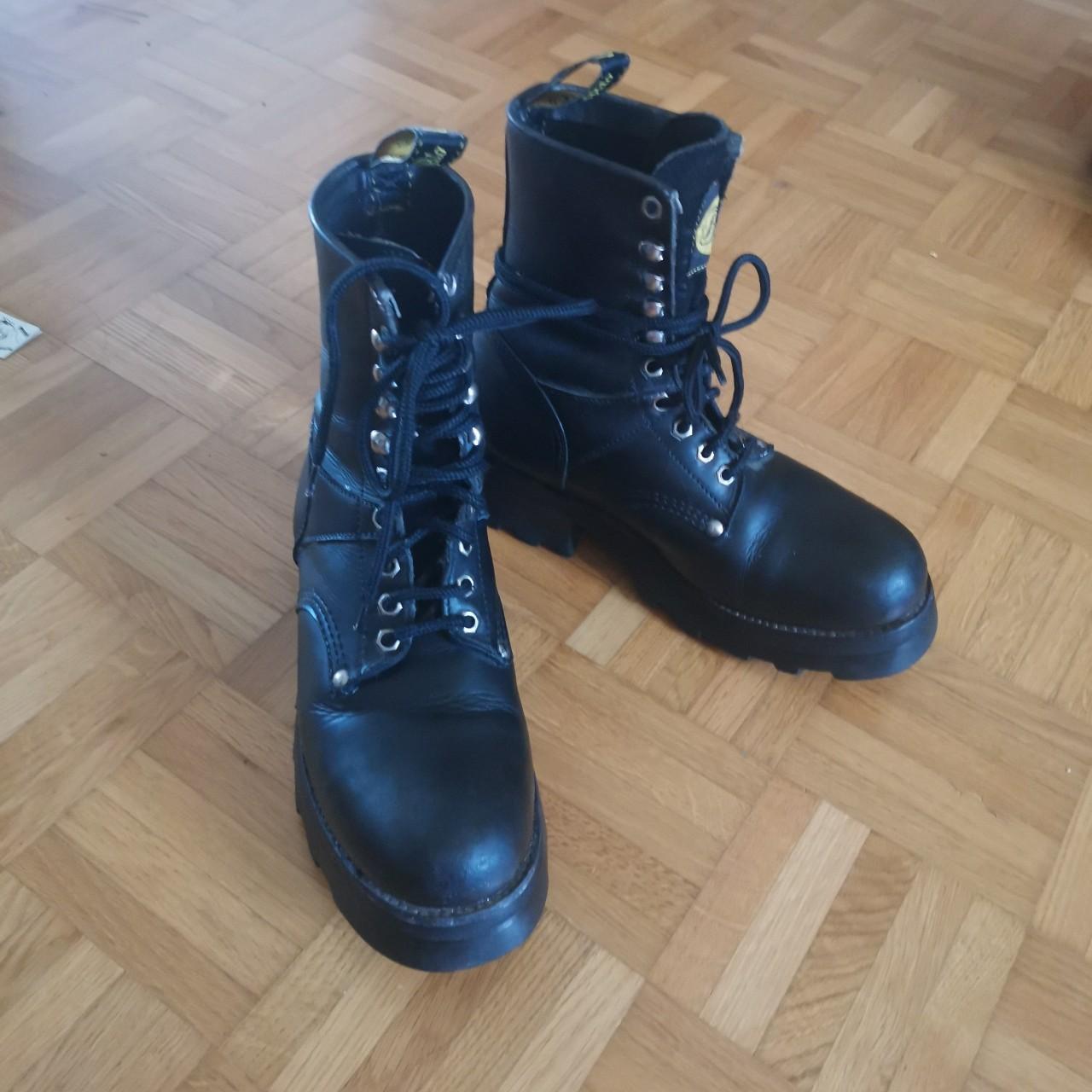 Black Buffalo boots Preloved Buffalo boots in good... - Depop