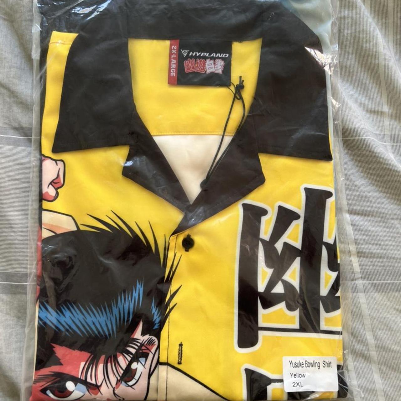 Hypland x Yu Yu Hakusho Yusuke Bowling Shirt #anime | Depop