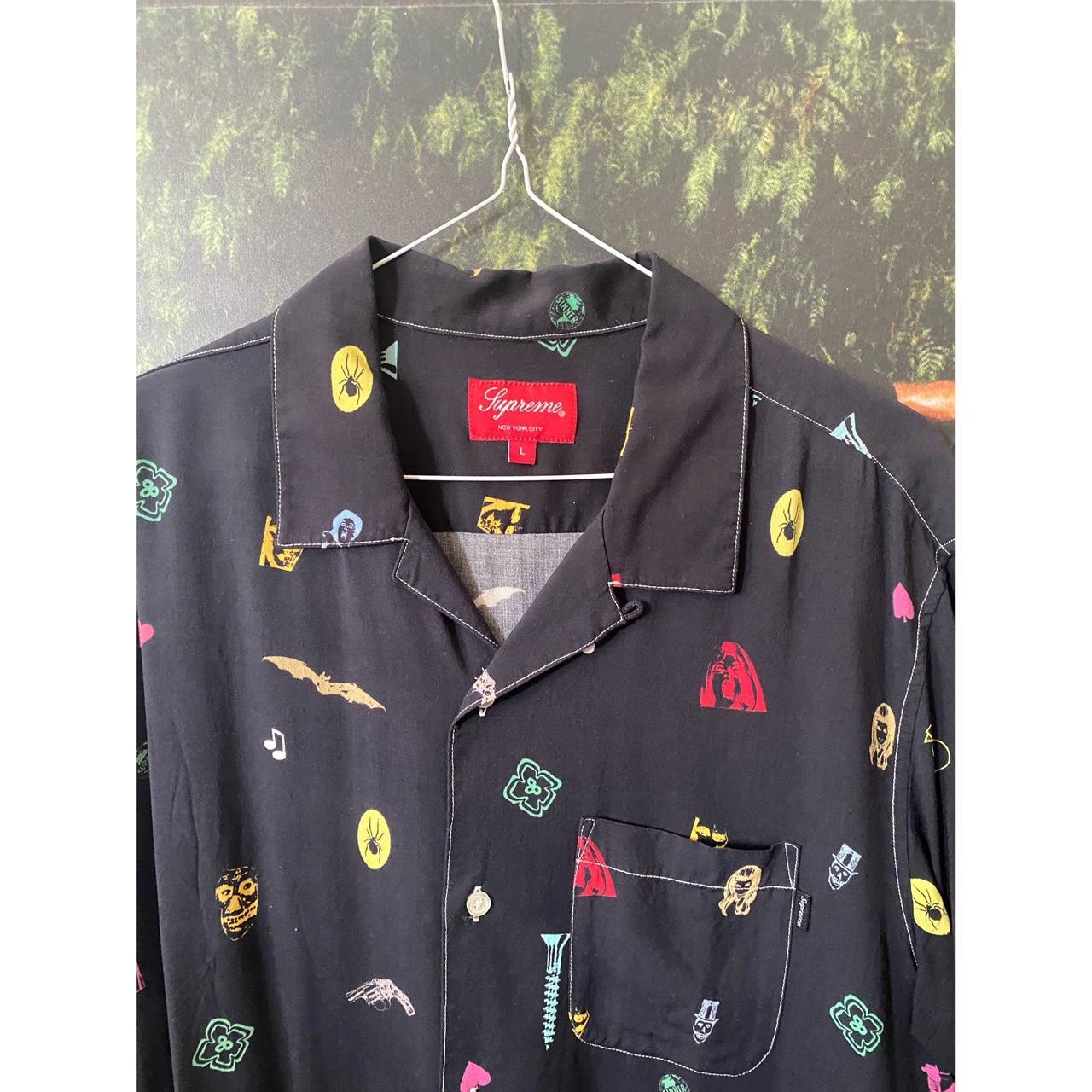 SUPREME Deep Space Rayon. Good Condition. Size L....