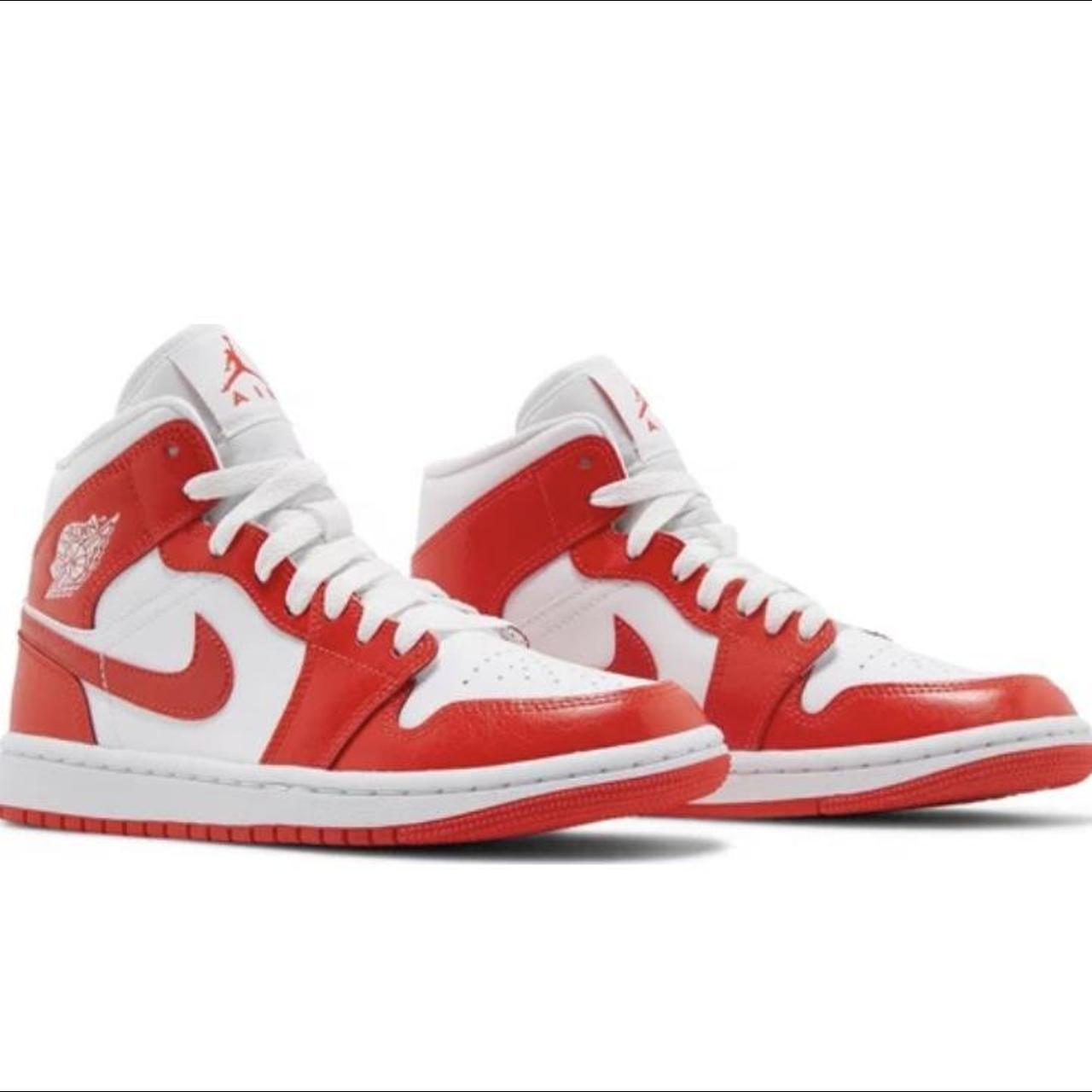 Women’s Air Jordan 1 Mid 'Habanero Red' WOMENS SIZE... Depop