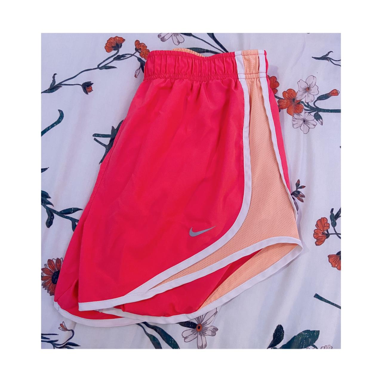 DriFit hot pink & neon orange Nike shorts Like... Depop