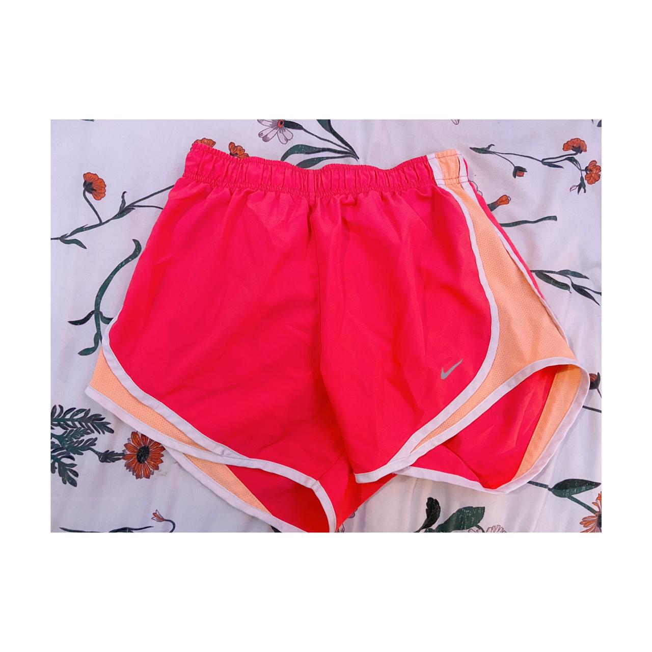 DriFit hot pink & neon orange Nike shorts Like... Depop