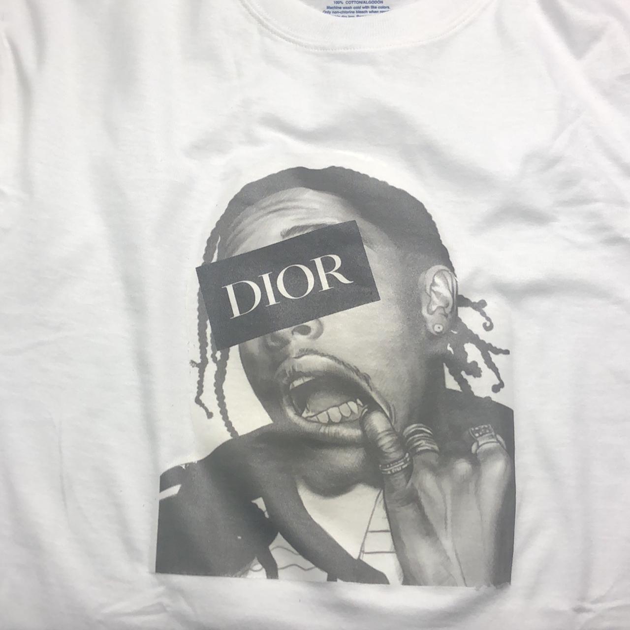 Custom printed Dior A$AP Rocky Dior tees or Depop