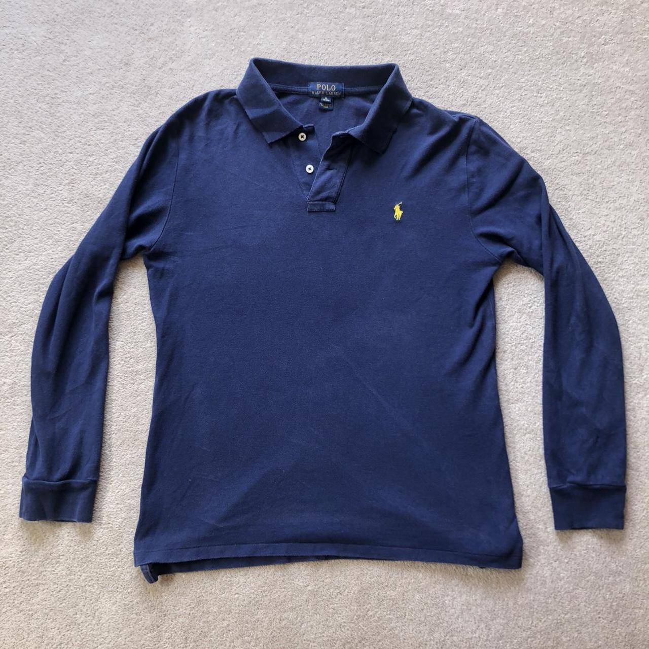 Polo Ralph Lauren Men's Blue and Navy Polo-shirts | Depop