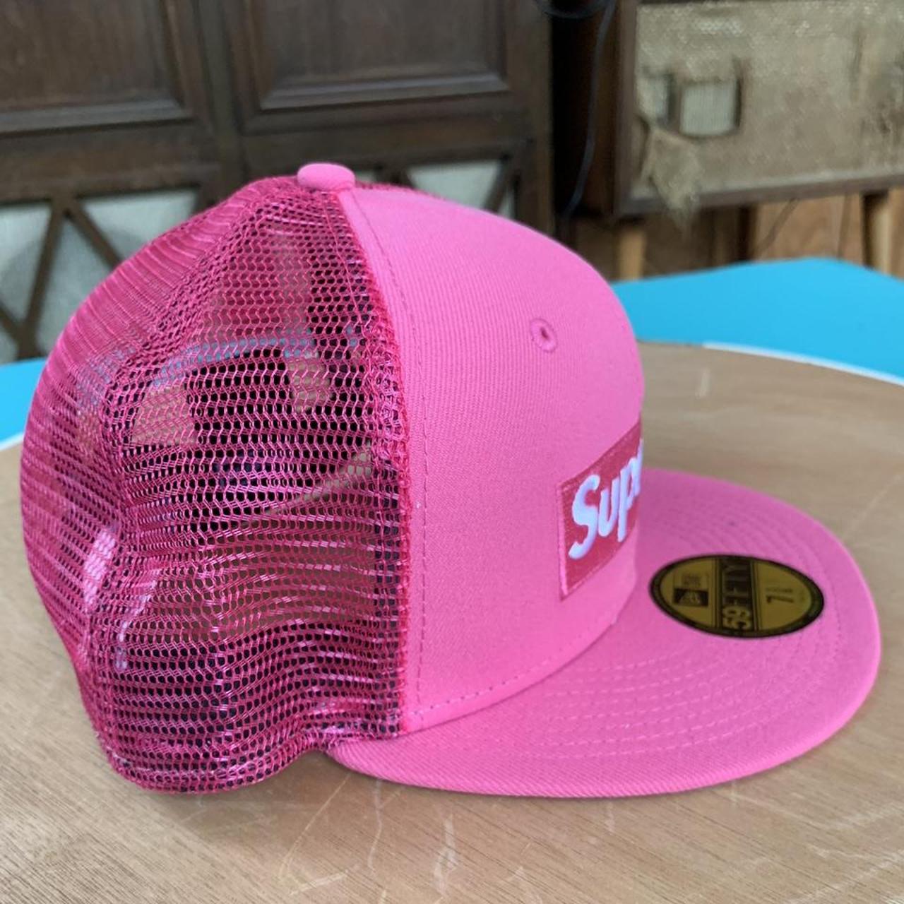 Supreme Men's Pink Hat | Depop