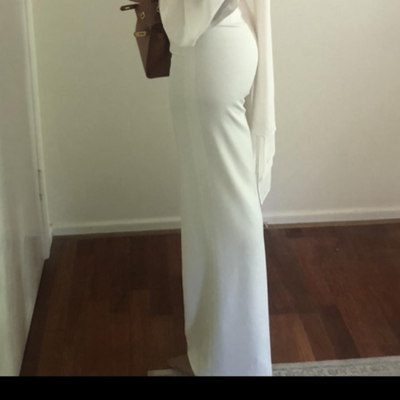 White palazzo Pants Double lined not see through... - Depop