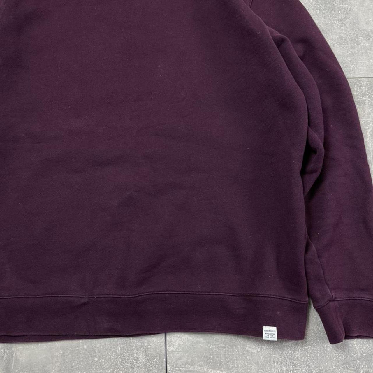 Norse Projects Men's Burgundy Sweatshirt (4)