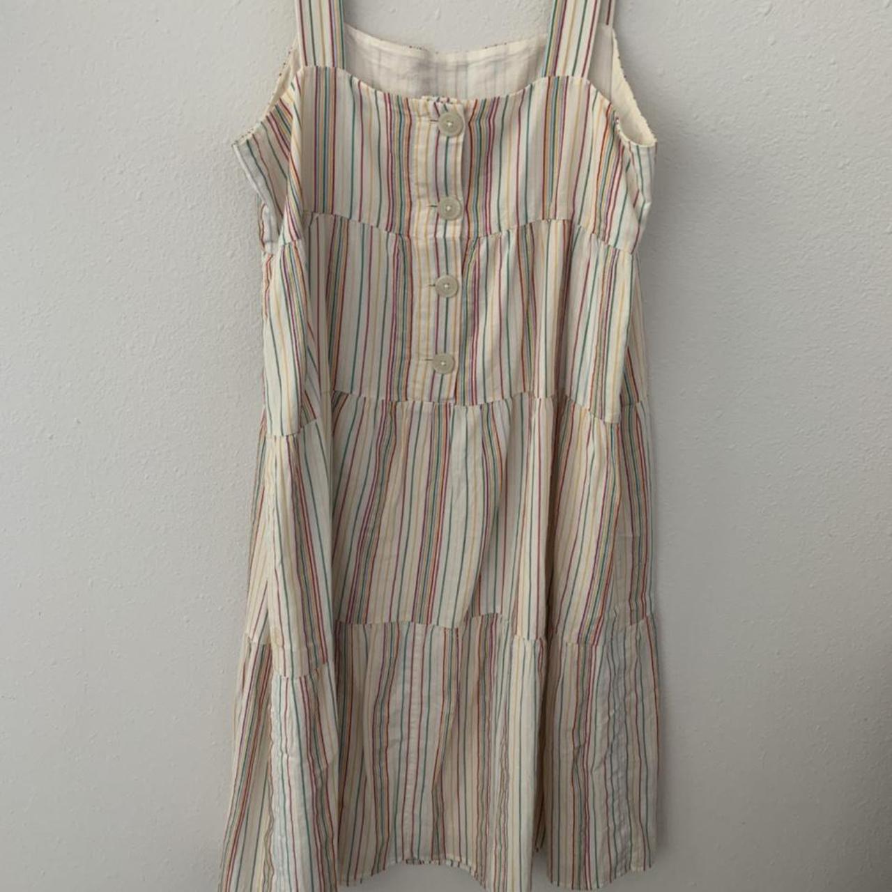 Product Image 4 - madewell white with rainbow striped