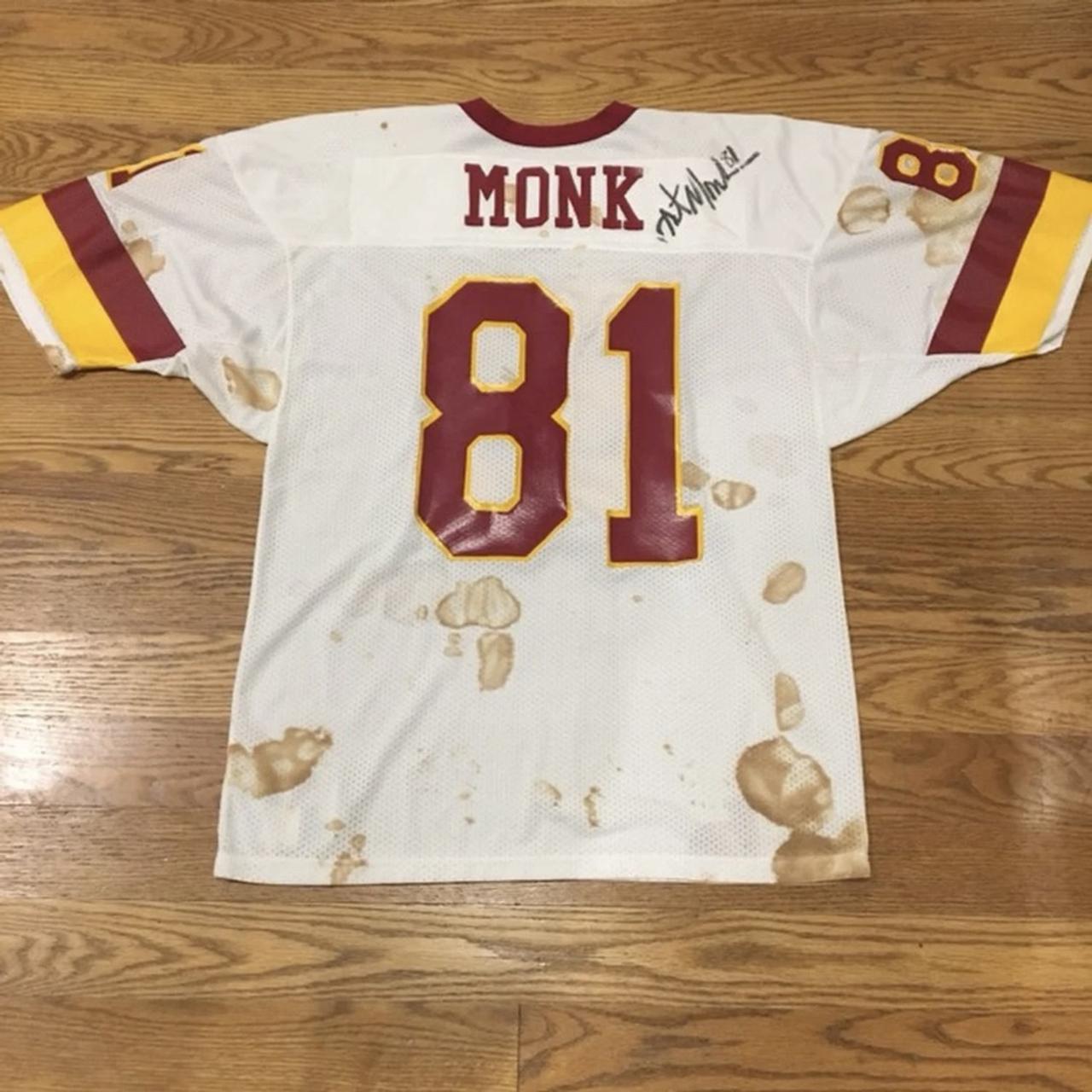 Vintage Washington Redskins Art Monk signed jersey - Depop