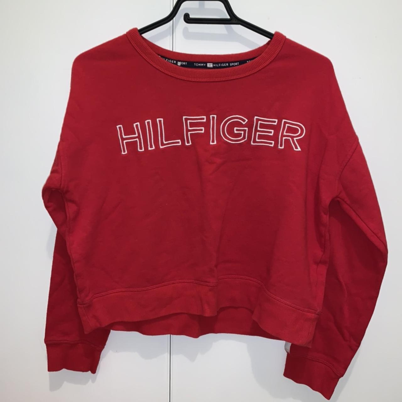 Tommy hilfiger cropped on sale jumper