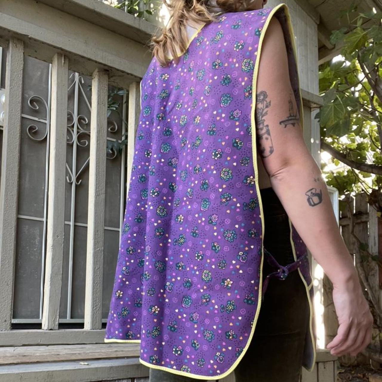 Product Image 3 - vintage purple floral artist smock

-